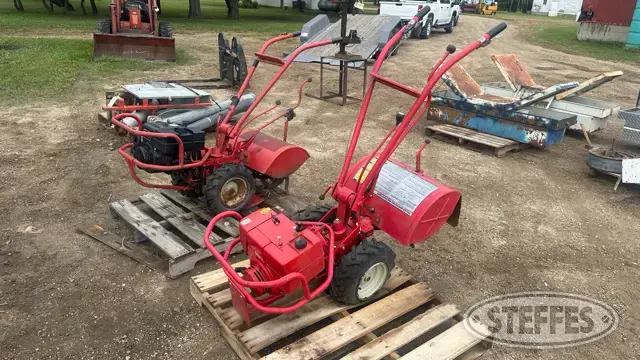 (2) Troy-Bilt Horse rotary tillers