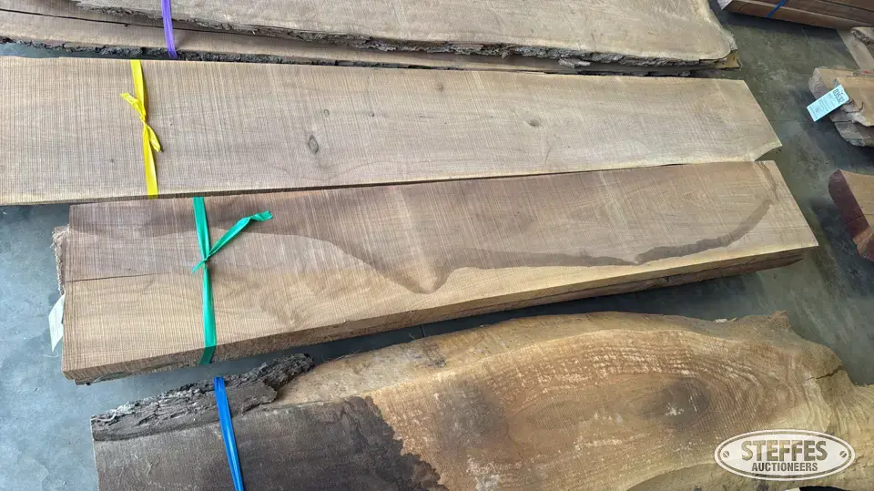 (2) Black walnut slabs Business Inventory