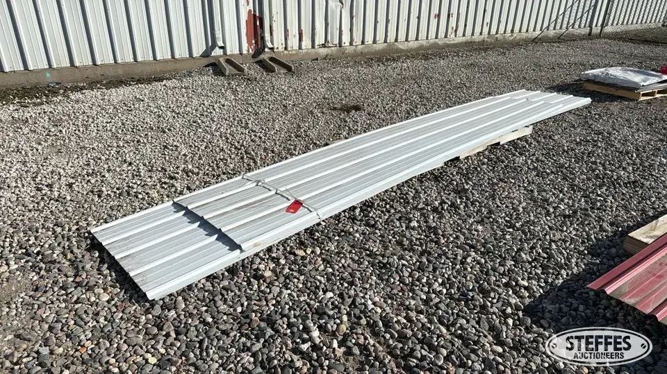 Approx. (21) steel siding sheets Construction Support Item