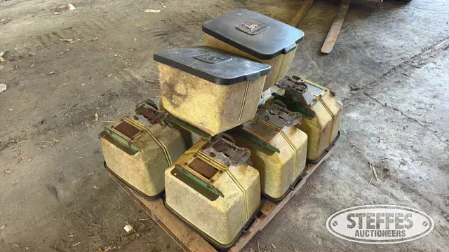 (8) John Deere planter seed boxes