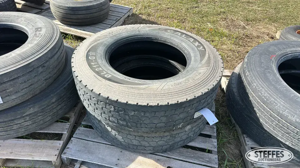 (2) 11R22.5 tires Truck Tire