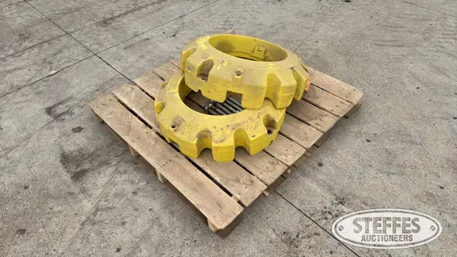 (2) John Deere wheel weights