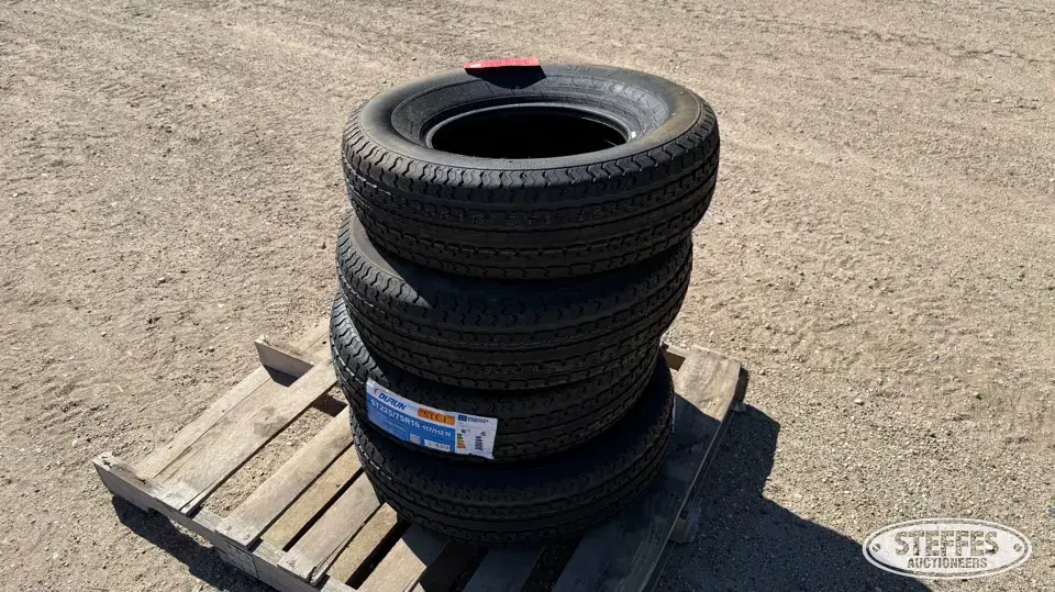 (4) Durun ST225/75R15 trailer tires Passenger-Light Truck Tire