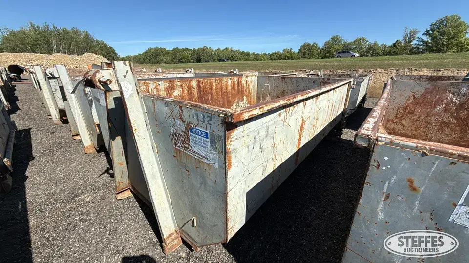 (2) 10 yd. roll-off dumpsters Construction Support Item