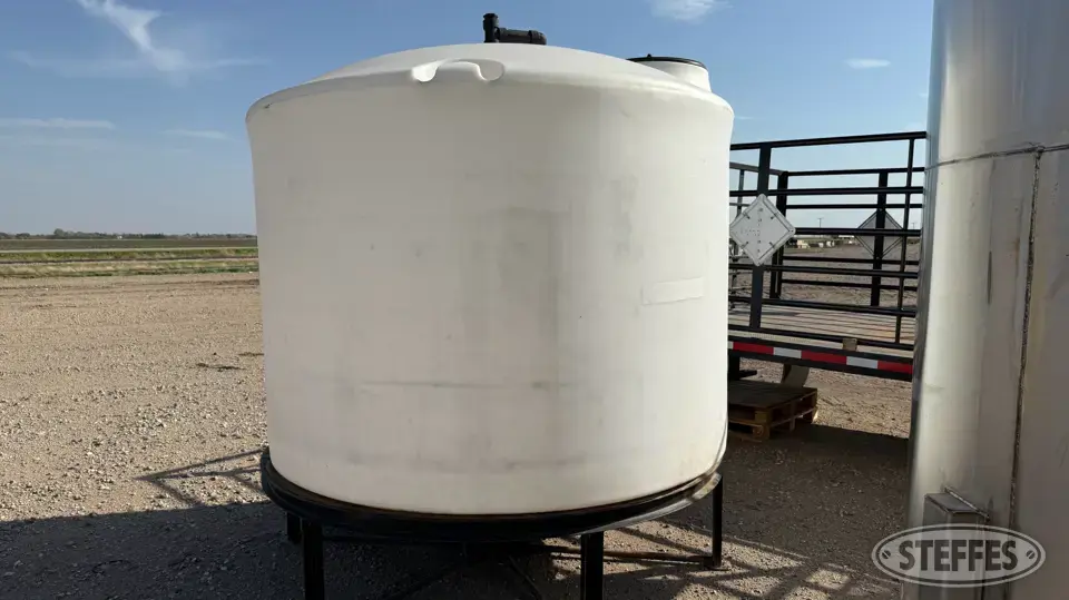 Ace Roto-Mold 1,500 gal. poly cone bottom tank Stainless Steel Tank