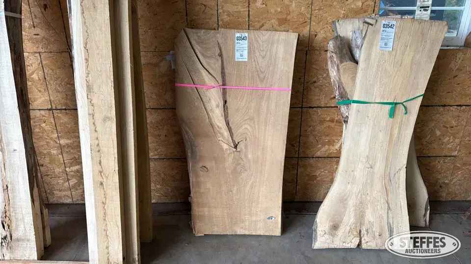 (2) Elm slabs Business Inventory