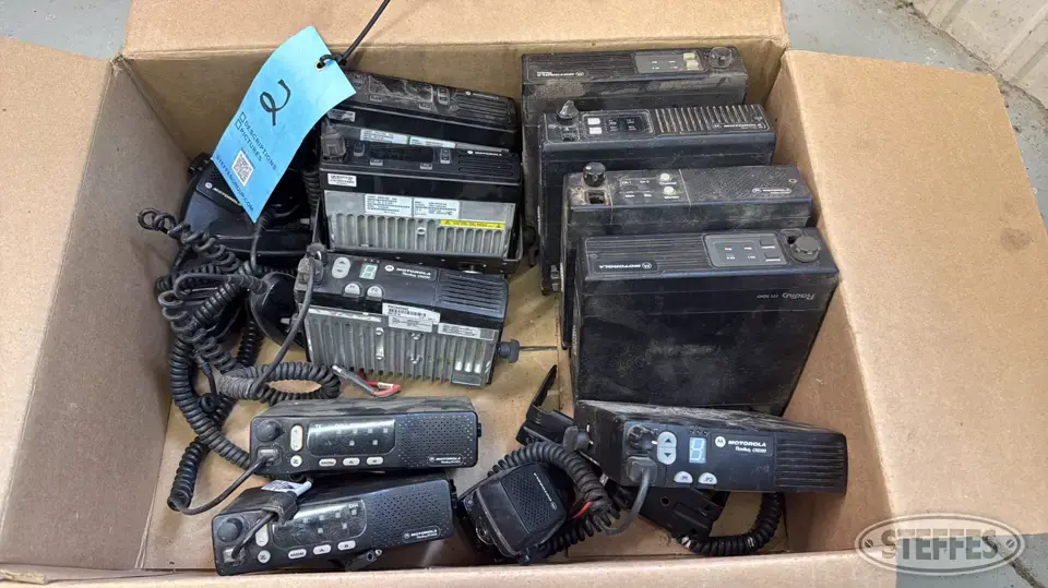 (10) Motorola radios Business Band Radio