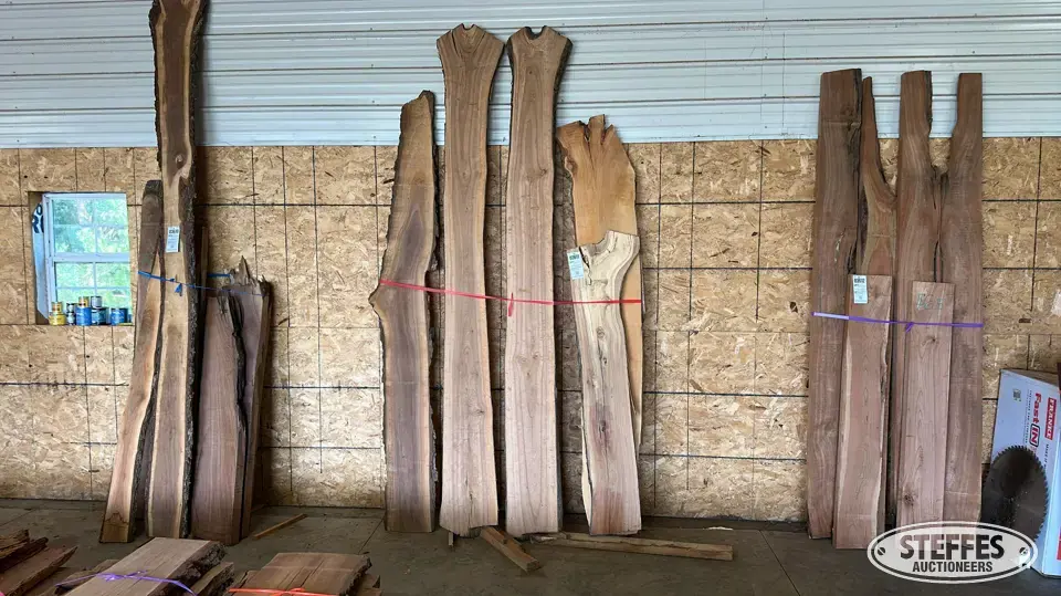 (5) Wood slabs Business Inventory