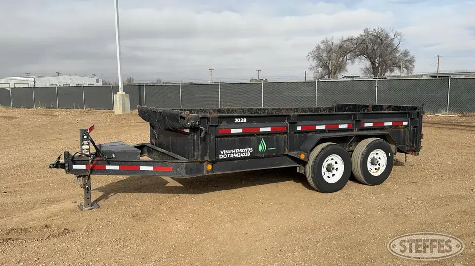 2017 PJ Trailers DL142 Bumper Dump Trailer
