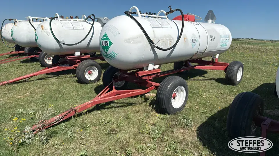 Trinity 1,000 gal. NH3 tank NH3 Trailers-Tank