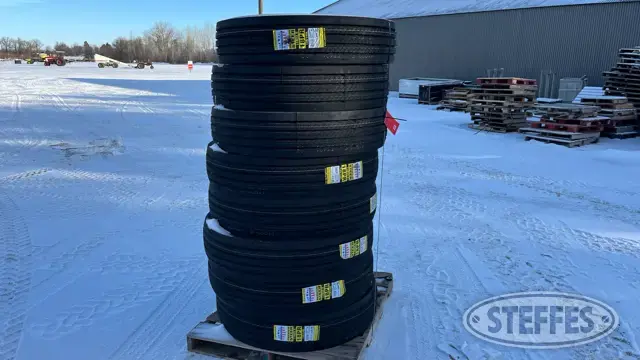 (8) Zwarthz 11R22.5 tires