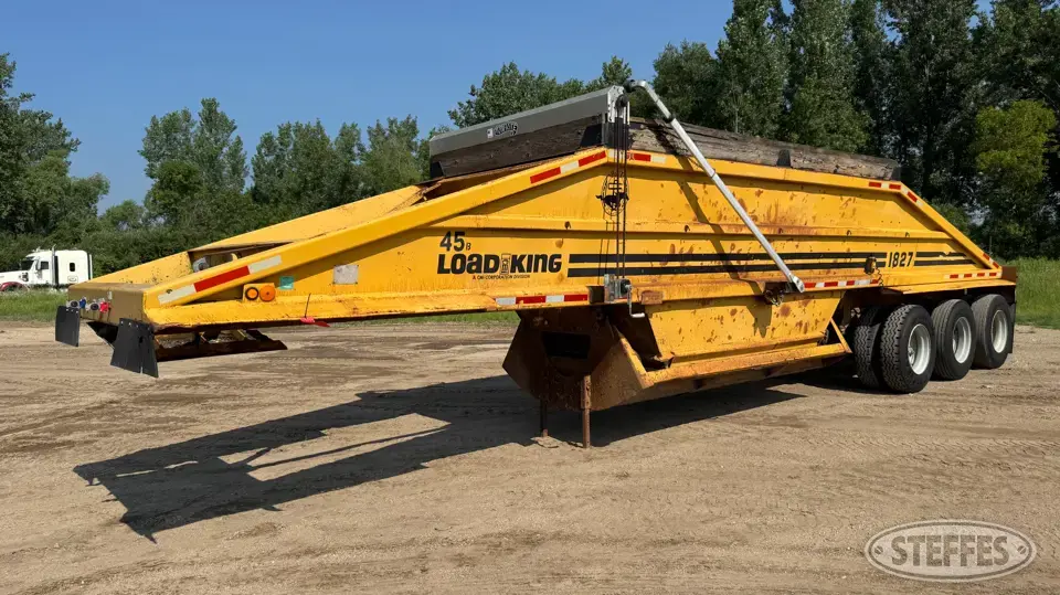 1987 Load King 1827 Belly Dump Trailer