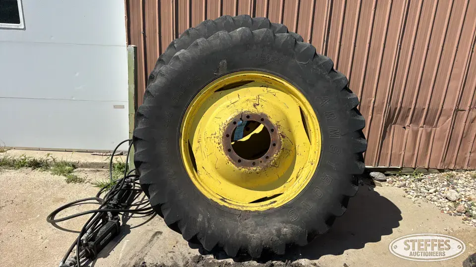 (2) Armstrong 18.4R38 tires Tractor-Implement Tire