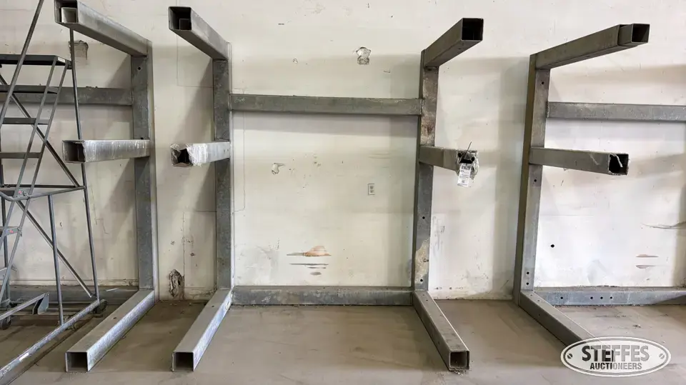 Steel rack Storage and Bench