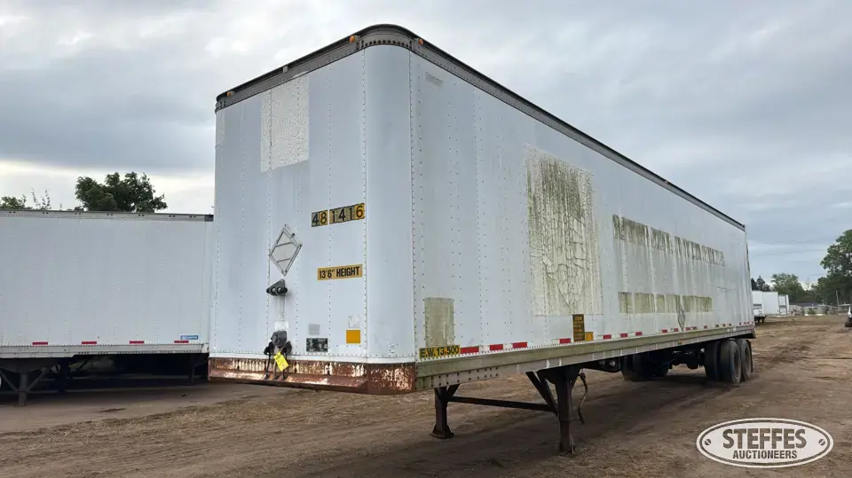 1988 Dorsey AIDT 86 Van Trailer