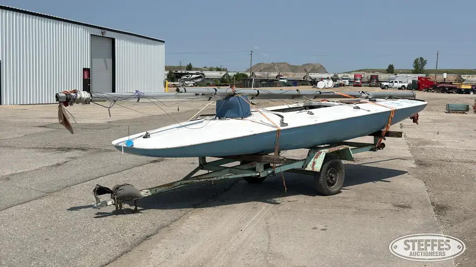 Johnson C Scow sailboat