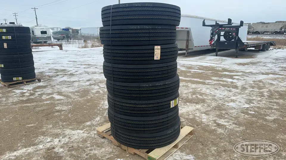 (8) Zwarth 11R24.5 steer tires Truck Tire
