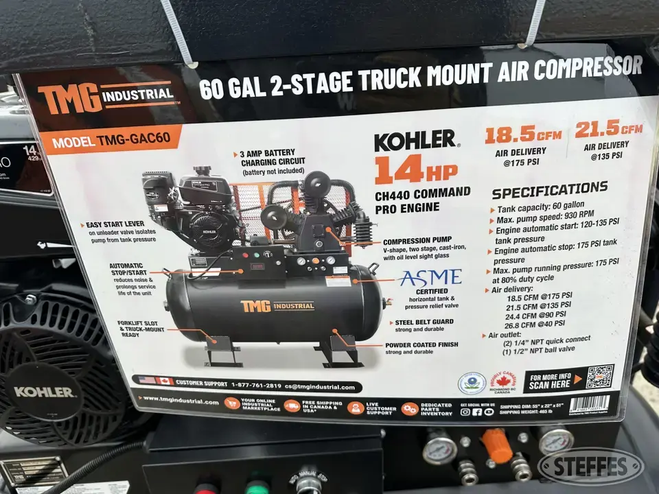 2023 TMG GAC60 Air Tools and Compressor
