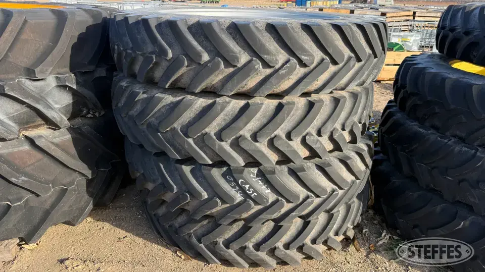 (4) Michelin VF380/90R46 tires Tractor-Implement Tire