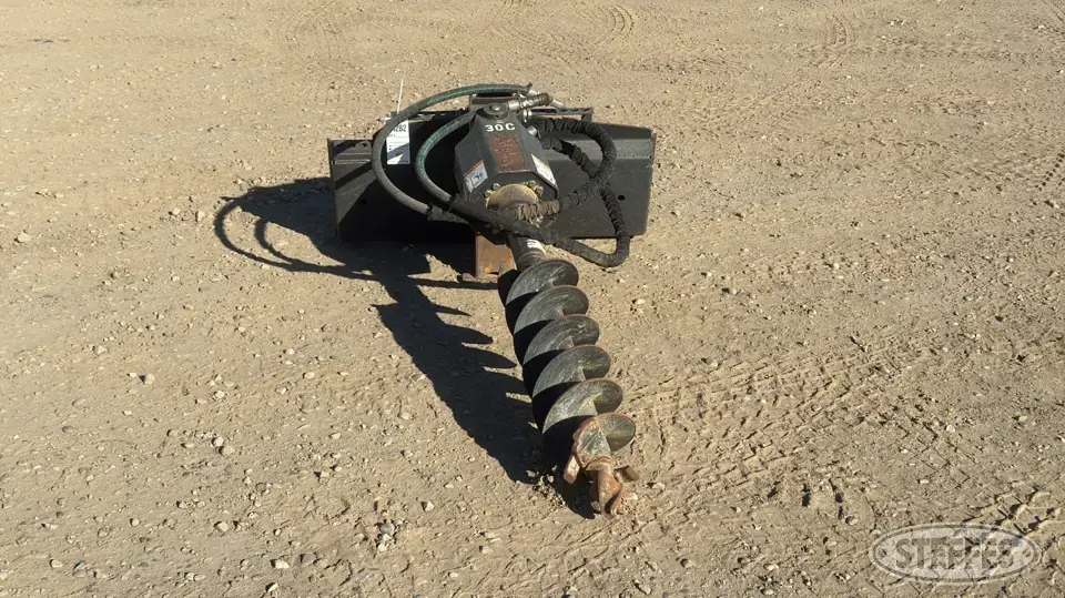2013 Bobcat 30C Skid Steer Augers-Post Driver