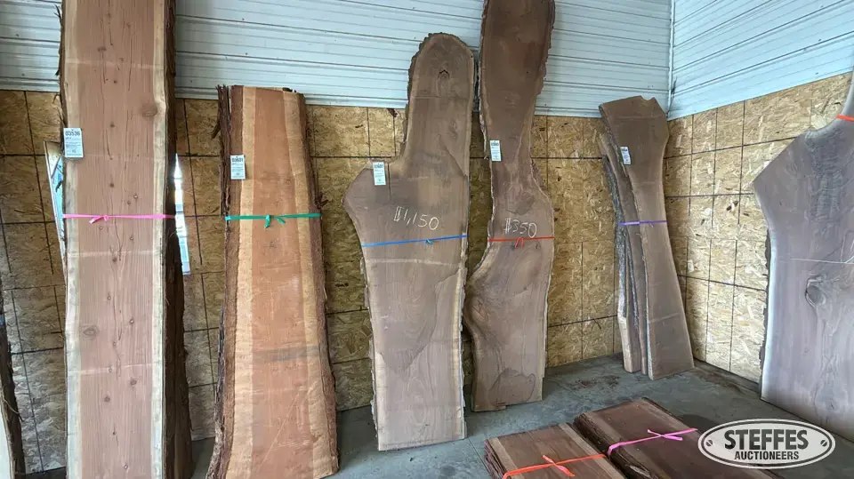 (3) Black walnut slabs Business Inventory