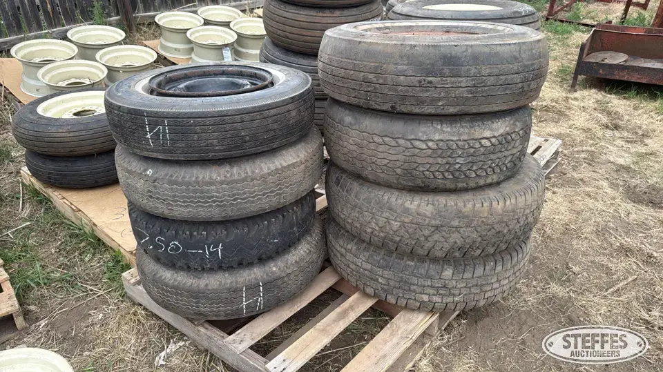 (8) Implement tires on wheels Tractor-Implement Tire
