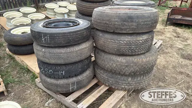(8) Implement tires on wheels