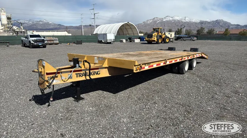 2012 Trail King TK40LP Flatbed Trailer