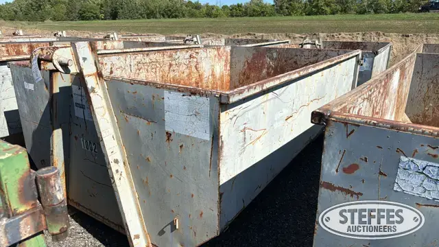 (2) 10 yd. roll-off dumpsters