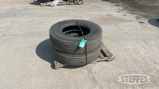(2) Yokohama 11R22.5 tires