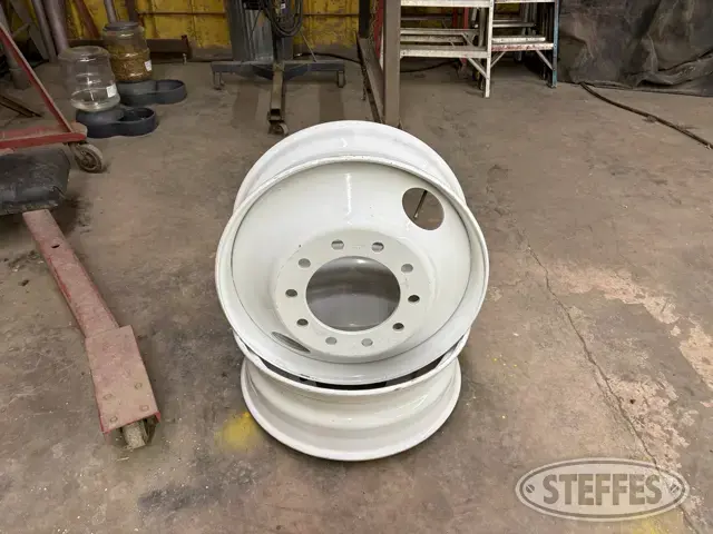 (2) 24.5x8.25 hub pilot wheels