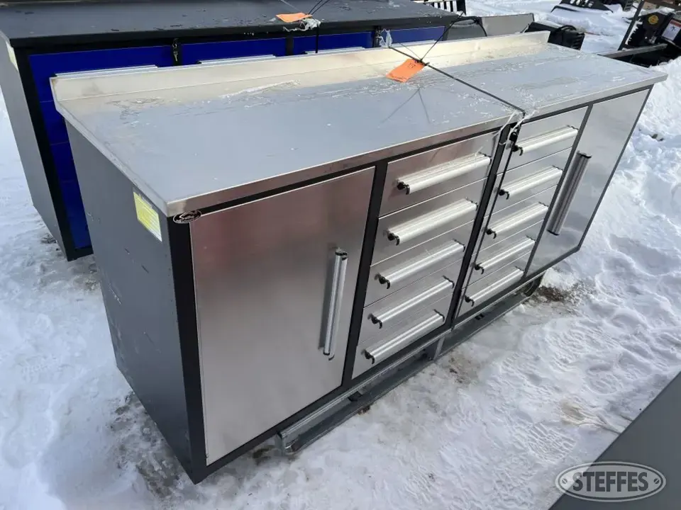 Steelman 7FT-10D-01B Storage and Bench