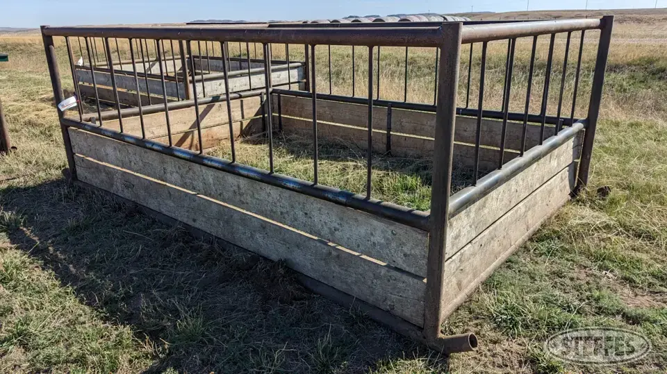 Shop-built hay feeder Feeders and Bunk