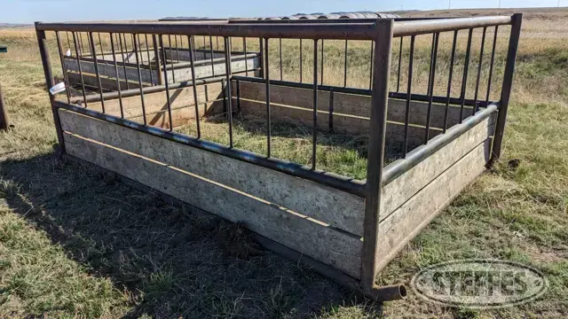 Shop-built hay feeder