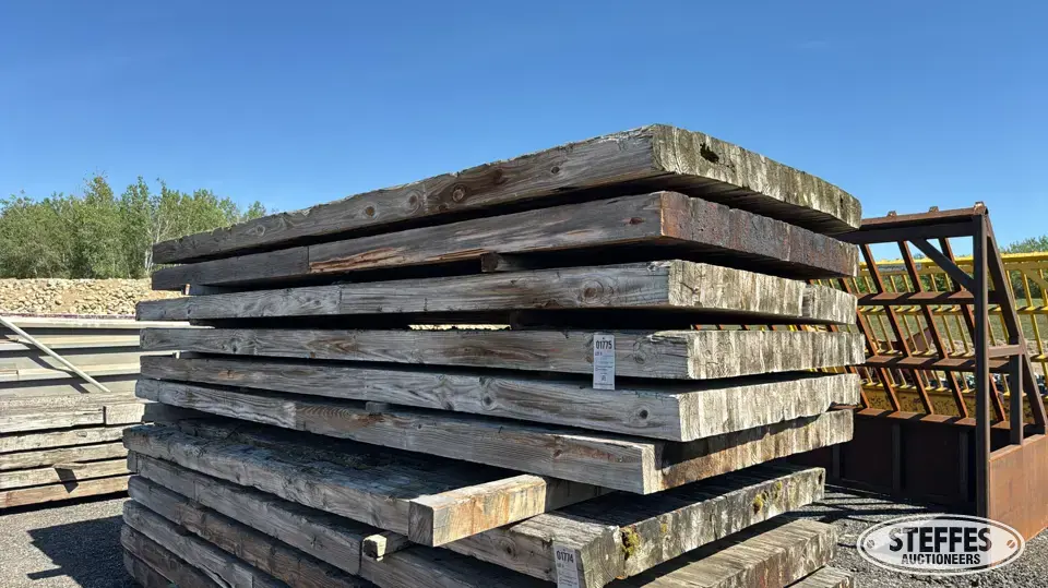 (6) Timber rigging mats Construction Support Item