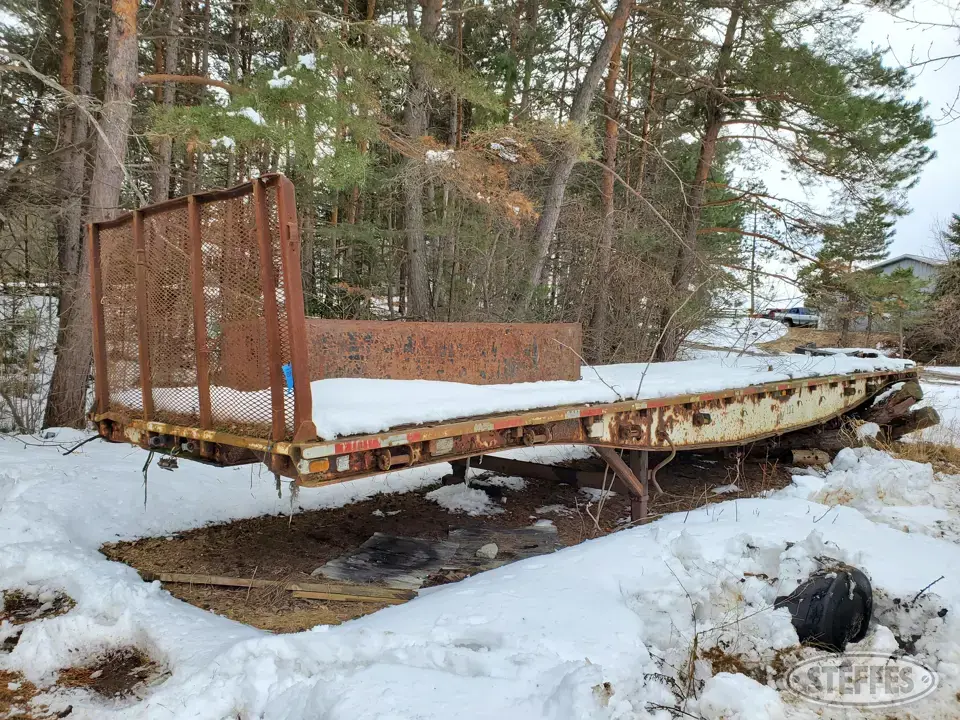 Alloy Semi Flatbed Trailer