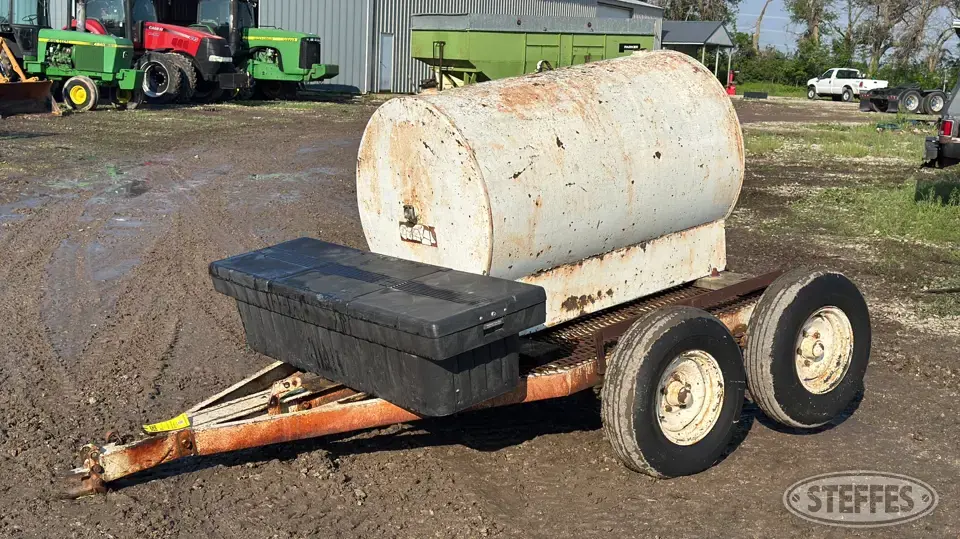 Shop-built fuel trailer Fuel-Lube Trailer