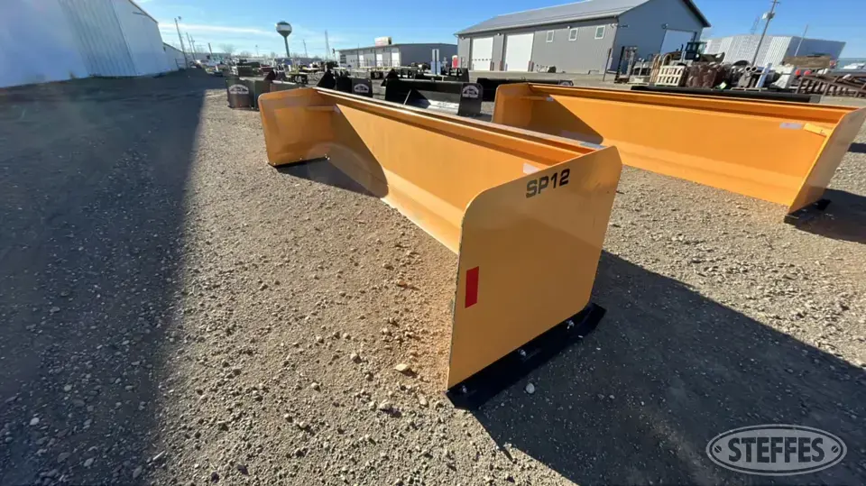 2023 Industrias America SP12 Skid Steer Snow Pushers and Snowblower