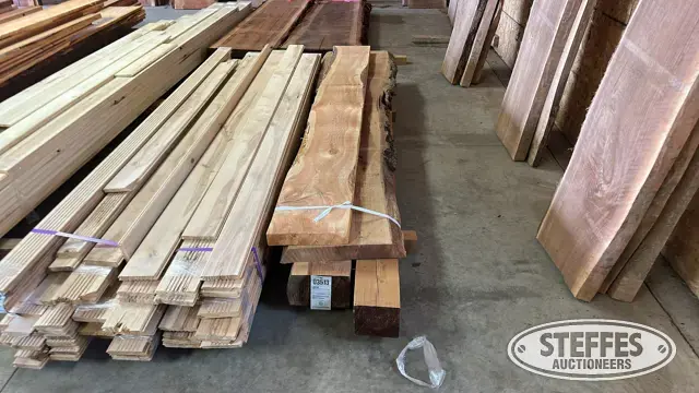 (2) Slabs & (2) redwood beams