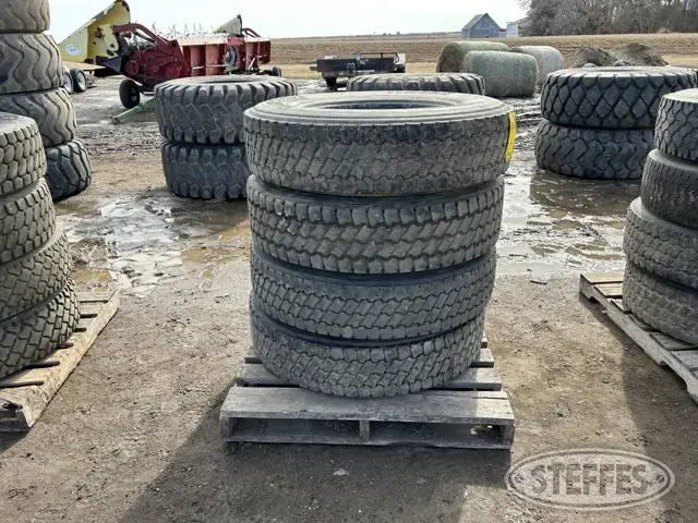 (4) Michelin XDN2 11R22.5 tires