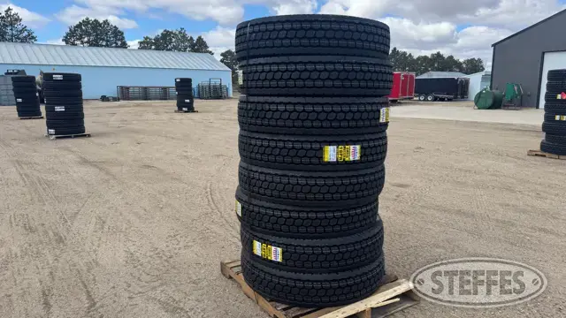 (8) Zwarthz 11R24.5 tires