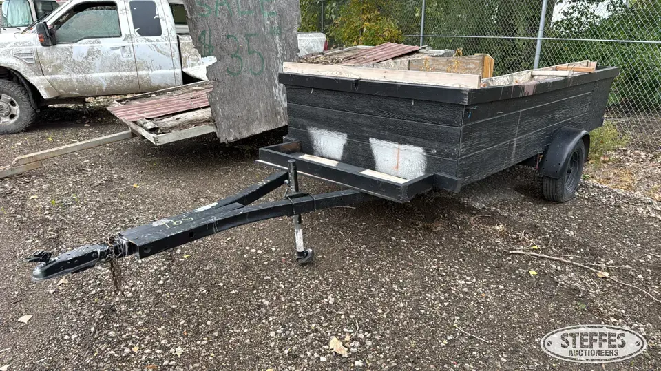 Shop-built trailer Flatbed Trailer