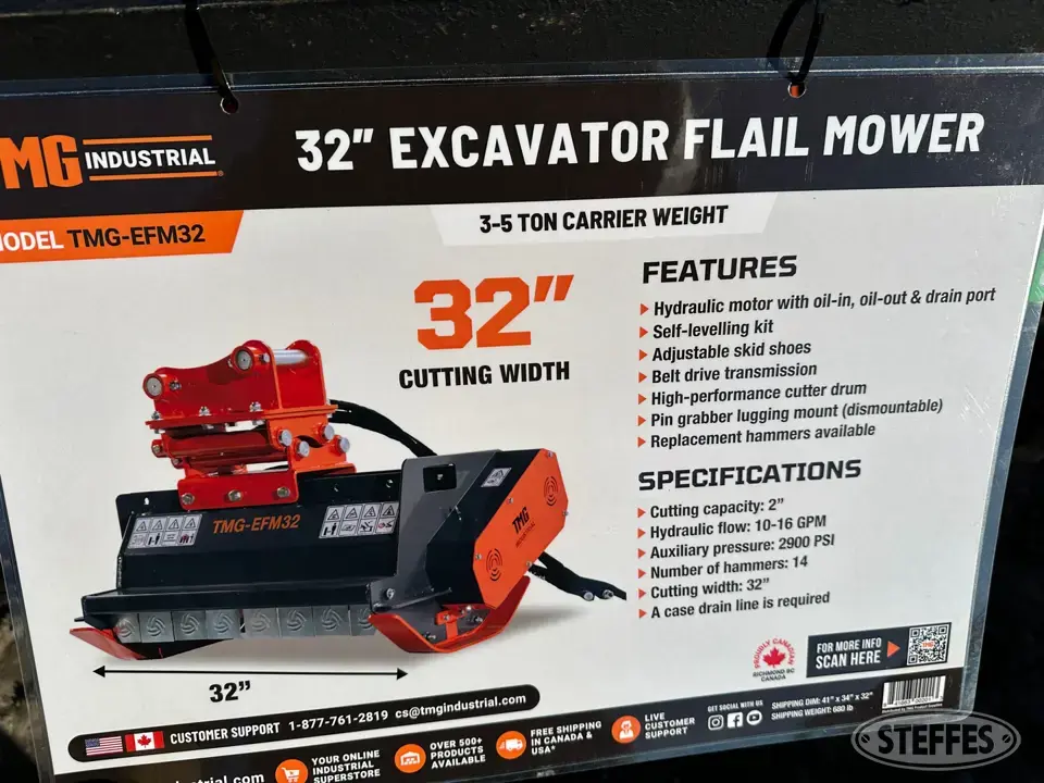 2023 TMG EFM32 Flail Mower