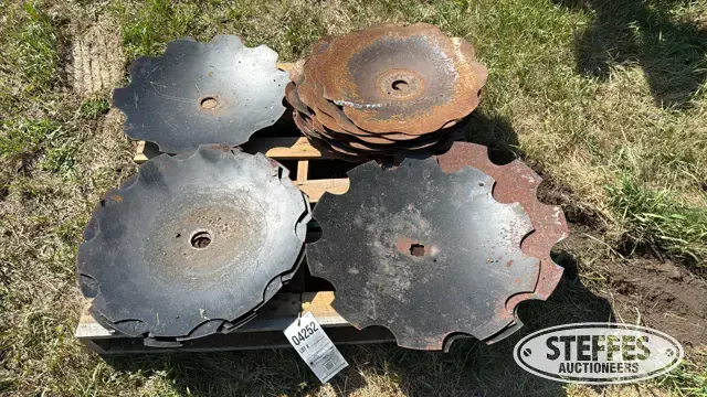 (8) Notched disc blades
