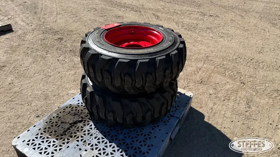 (2) Beaver 12-16.5 skid steer tires Tractor-Implement Tire