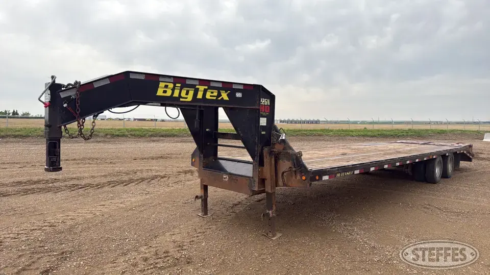 2019 Big Tex 22GN-28BK+5MR Flatbed Trailer