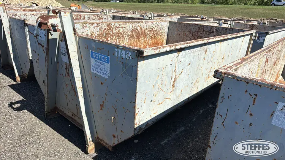 10 yd. roll-off dumpster Construction Support Item