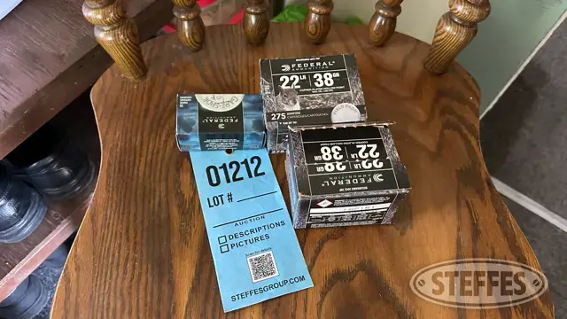 (3) Boxes of .22 cal. long rifle ammo