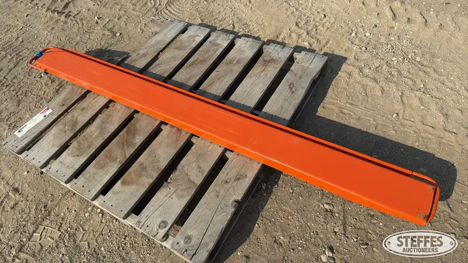 (2) Fork extensions Skid Steer Fork