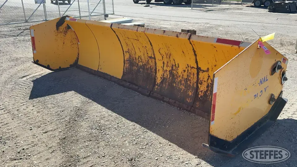 Arctic 14HD Skid Steer Snow Pushers and Snowblower